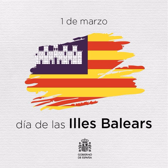 El Presidente del Gobierno felicita a las islas por el Día de Baleares