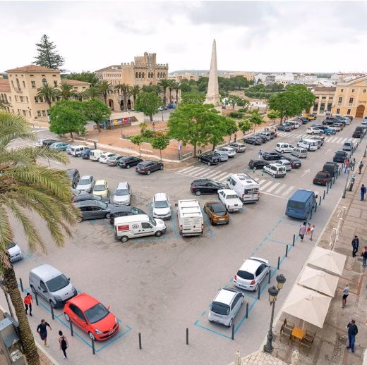 La plaza de Es Born será peatonal antes del verano y eliminará sus 110 estacionamientos