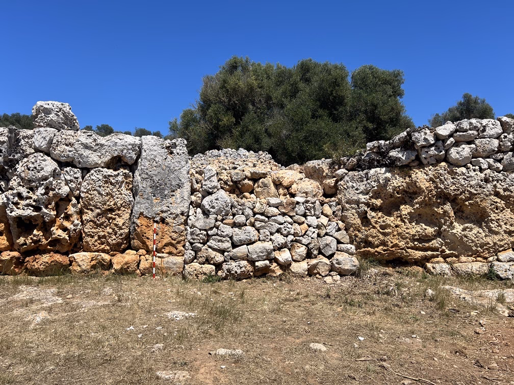 (Fotos) Acaban los trabajos de restauración de la muralla de Son Catlar