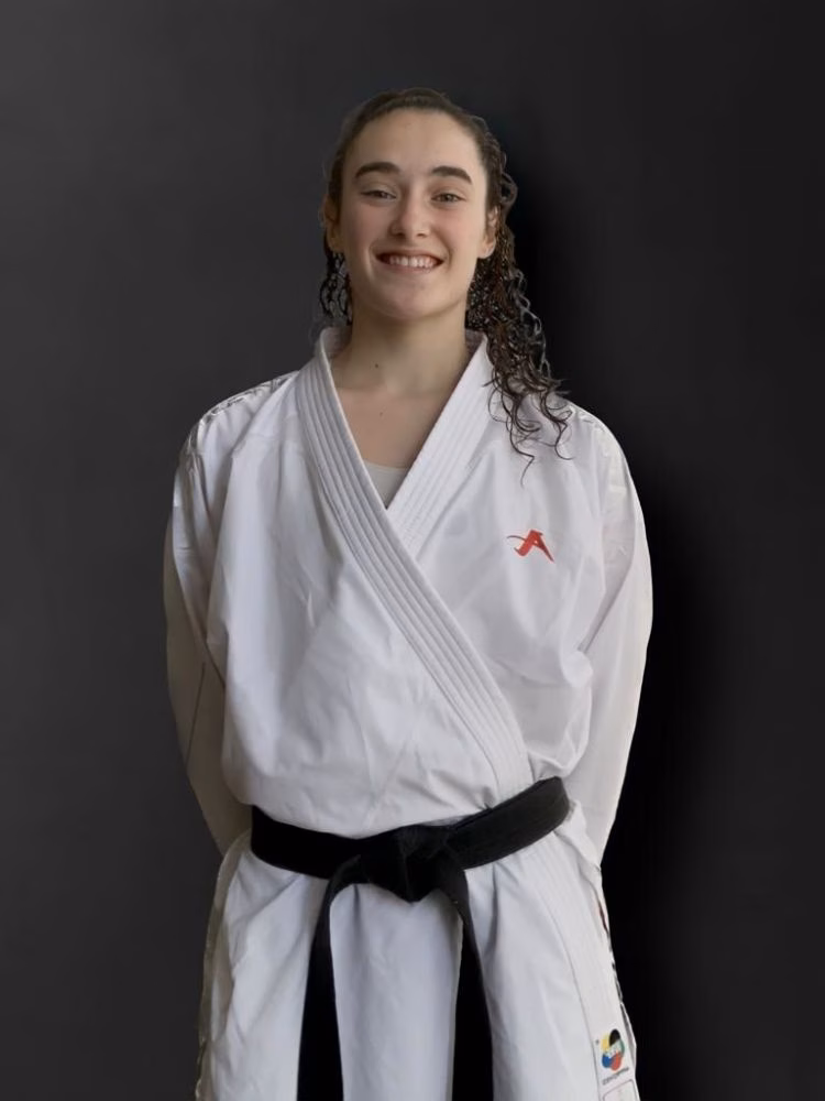 Judith Álvarez al nacional Absoluto de Karate