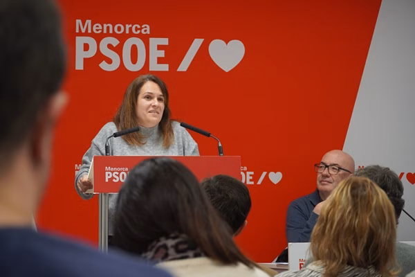Susana Mora no optará a la reelección al frente del PSOE en Menorca
