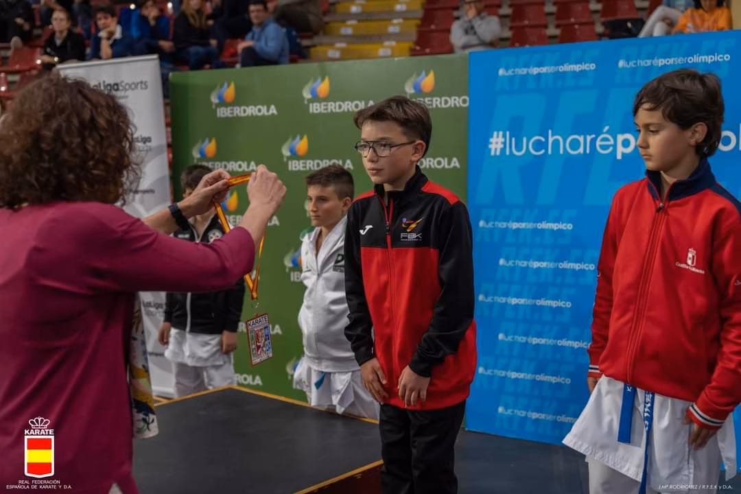 Aitor Faner, de Físics Ciutadella, medalla de bronce en el Campeonato de España de Karate