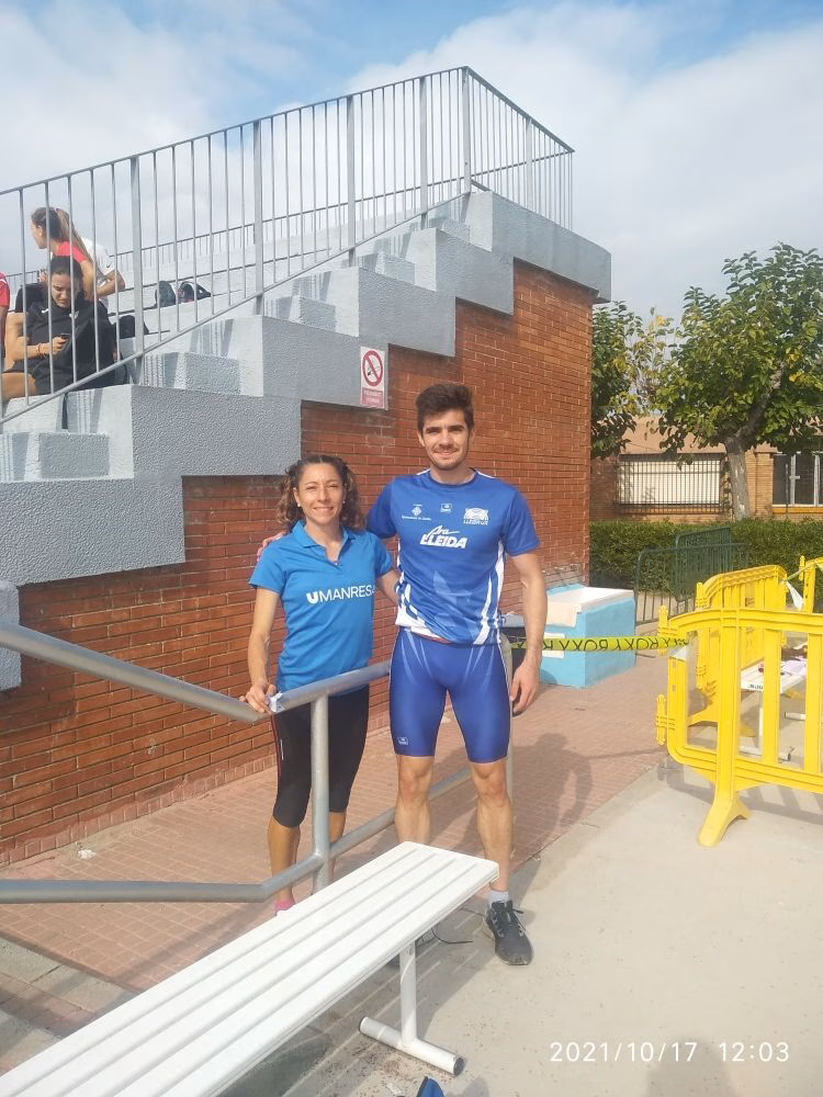 Lita López y Bià Pons suben al pódium de la Copa Catalana de atletismo de clubes mixtos
