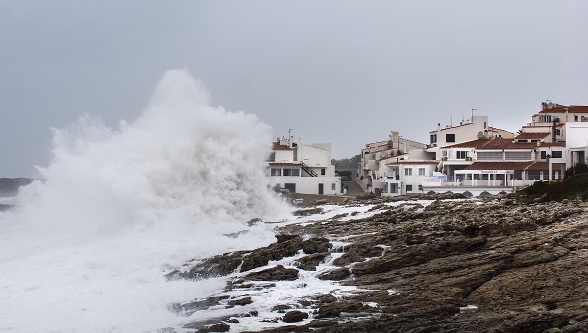 Fin de semana con frío, viento y lluvia en Menorca