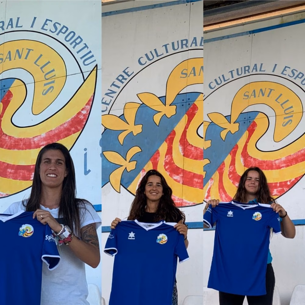 Laura, Zaira y Mireia aportarán su experiencia al equipo de fútbol femenino CCE Sant Lluís