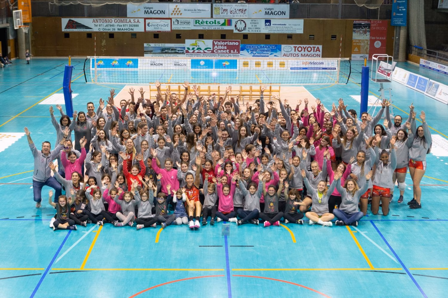 La fuerza del voleibol en Ciutadella