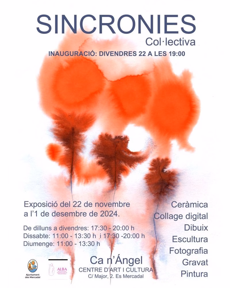 Arte y creatividad se darán cita en Es Mercadal con "Sincronies"