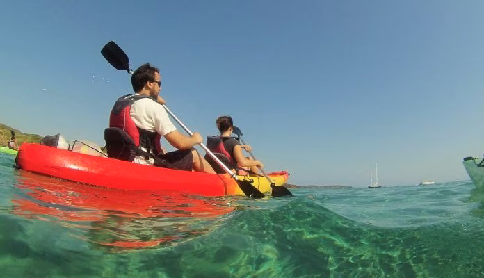 Visitando la Albufera des Grau en kayak