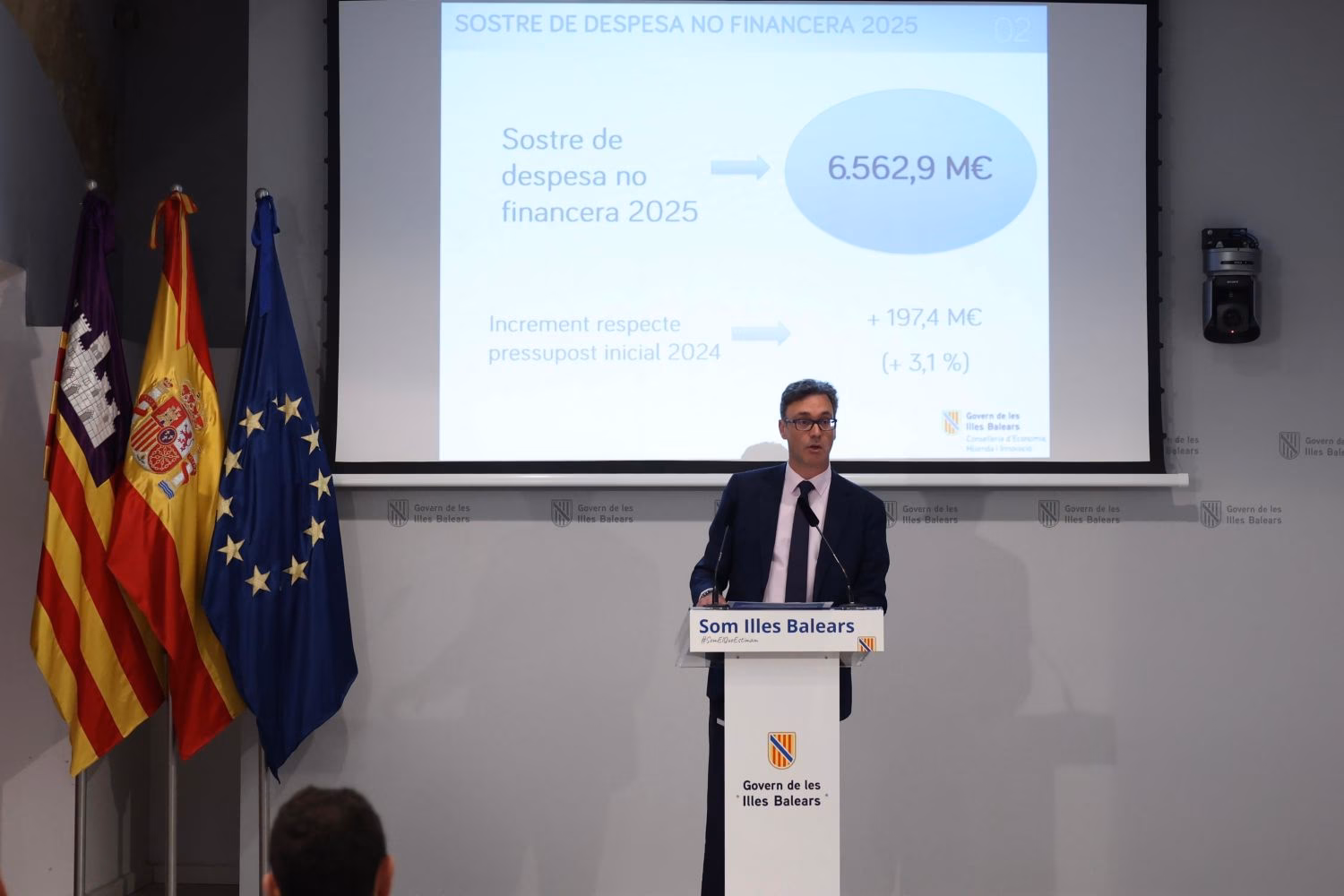 El Govern aprueba un techo de gasto de 6.563 millones para sus presupuestos de 2025