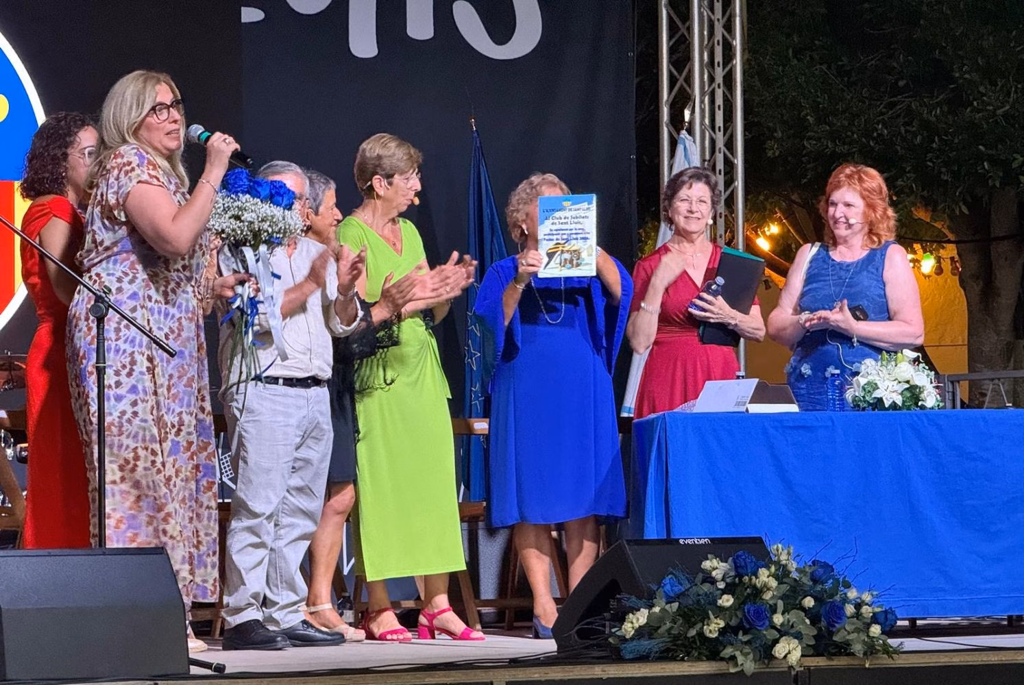 (Fotos) Los jubilados protagonizan el pregón de las fiestas de Sant Lluís