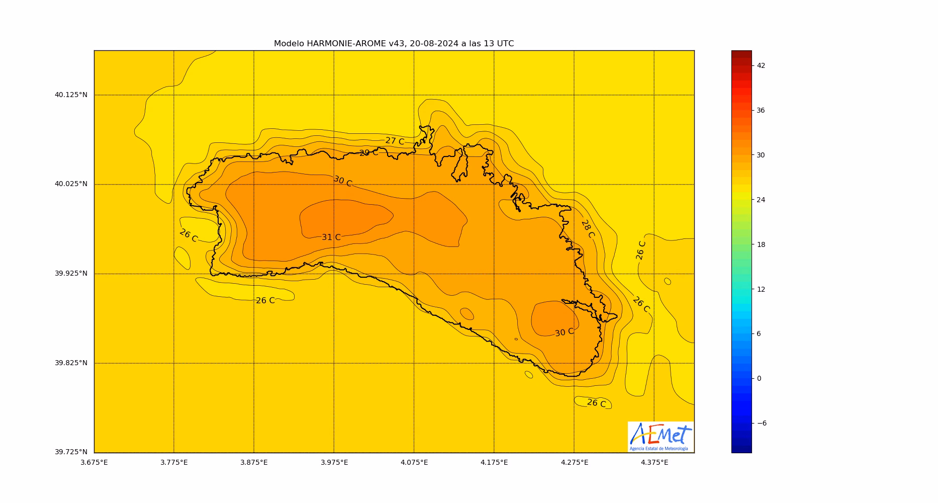 Martes soleado en Menorca con máximas de 31 grados