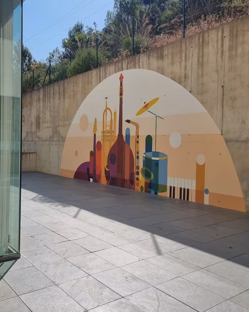 Un mural conmemora el 25 aniversario del Ateneu Musical de Ferreries