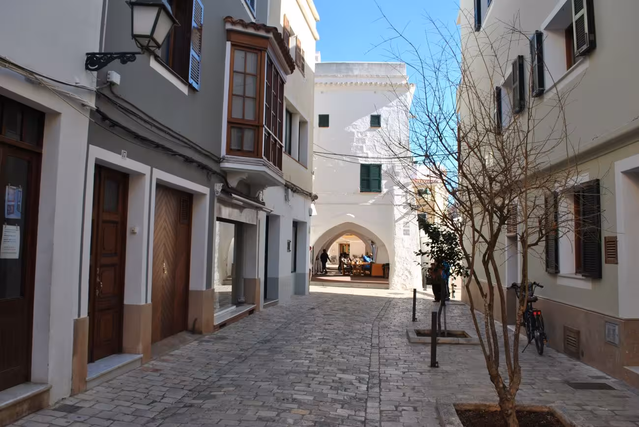 Ciudadanos pide que se retiren los cables de calles y fachadas de Ciutadella