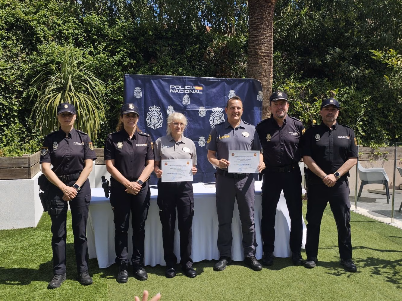 Menciones honoríficas de la Policía a cuatro vigilantes de Menorca